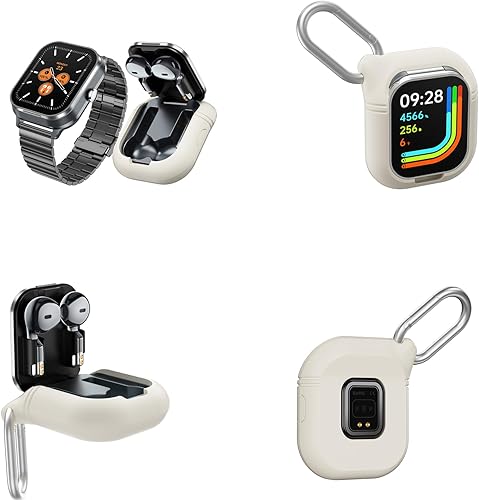 Miniatura 8 de D8Pro - Reloj inteligente TFT de 2.01 pulgadas con audífonos, reloj inteligente TWS, auriculares inalámbricos Bluetooth, monitor de salud,