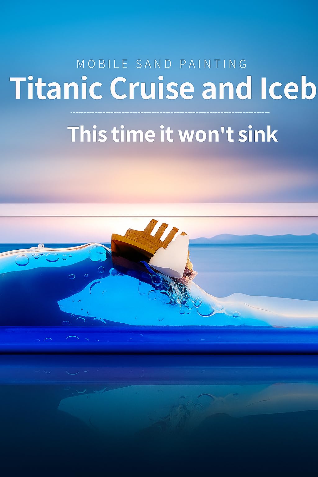 Lumevo Acrylic Titanic Liquid Wave Cruise Ship – Car Dashboard & Interior Decoration, Nautical Showpiece for Home, Office & Gifting 3