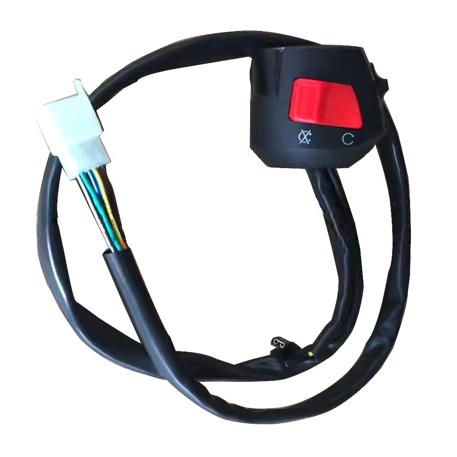 Interruptor Para Moto Manillar Eléctrico Para Suzuki Para QingQi Para QM200GY Para GXT200 Botón De Bocina Arranque De Luz De Señal De Giro Eléctrica | 1 pair
