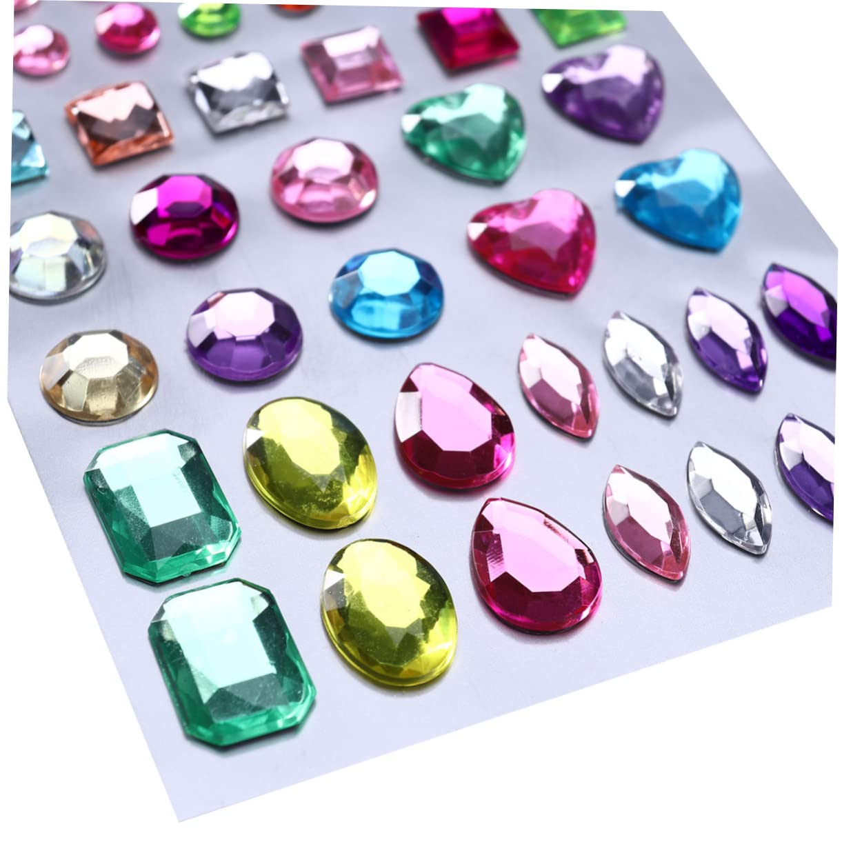 3 Pezzi Di Colla Autoadesiva Per Gioielli Con Strass Di Cristallo Kit Di Gemme Adesive Per Decorazioni Forme Assortite E Dimensioni