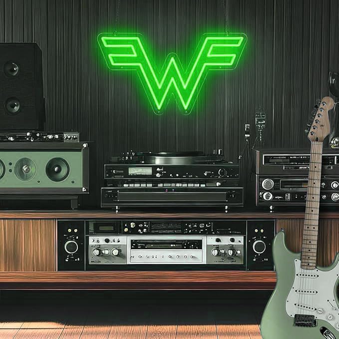 Weezer Amazon Exclusive Green Neon Sign
