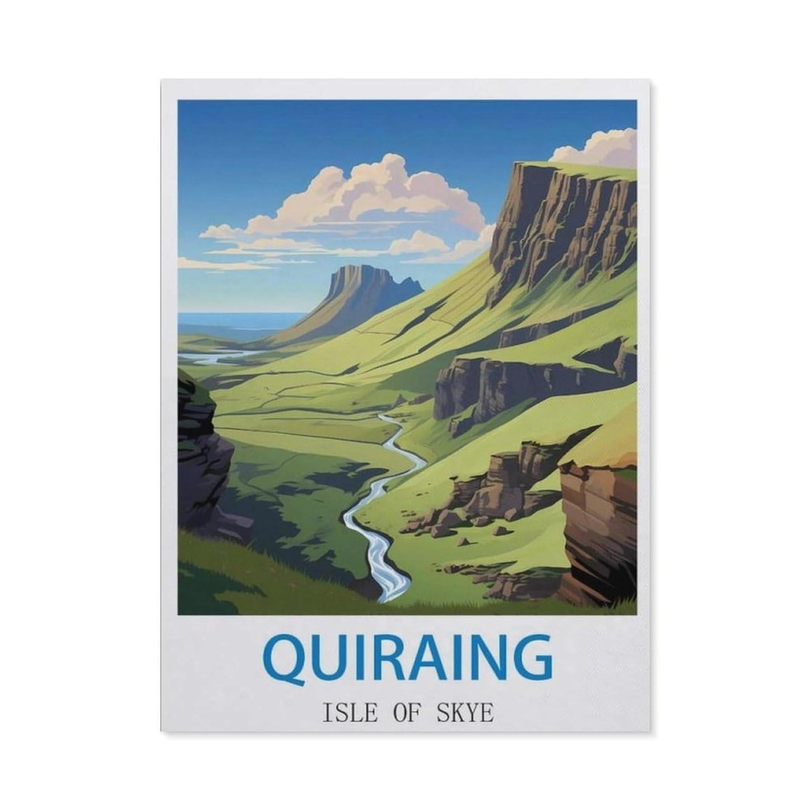 BEAYODKP Diamond Painting Kits for Adults and Kids，Quiraing Isle of Skye