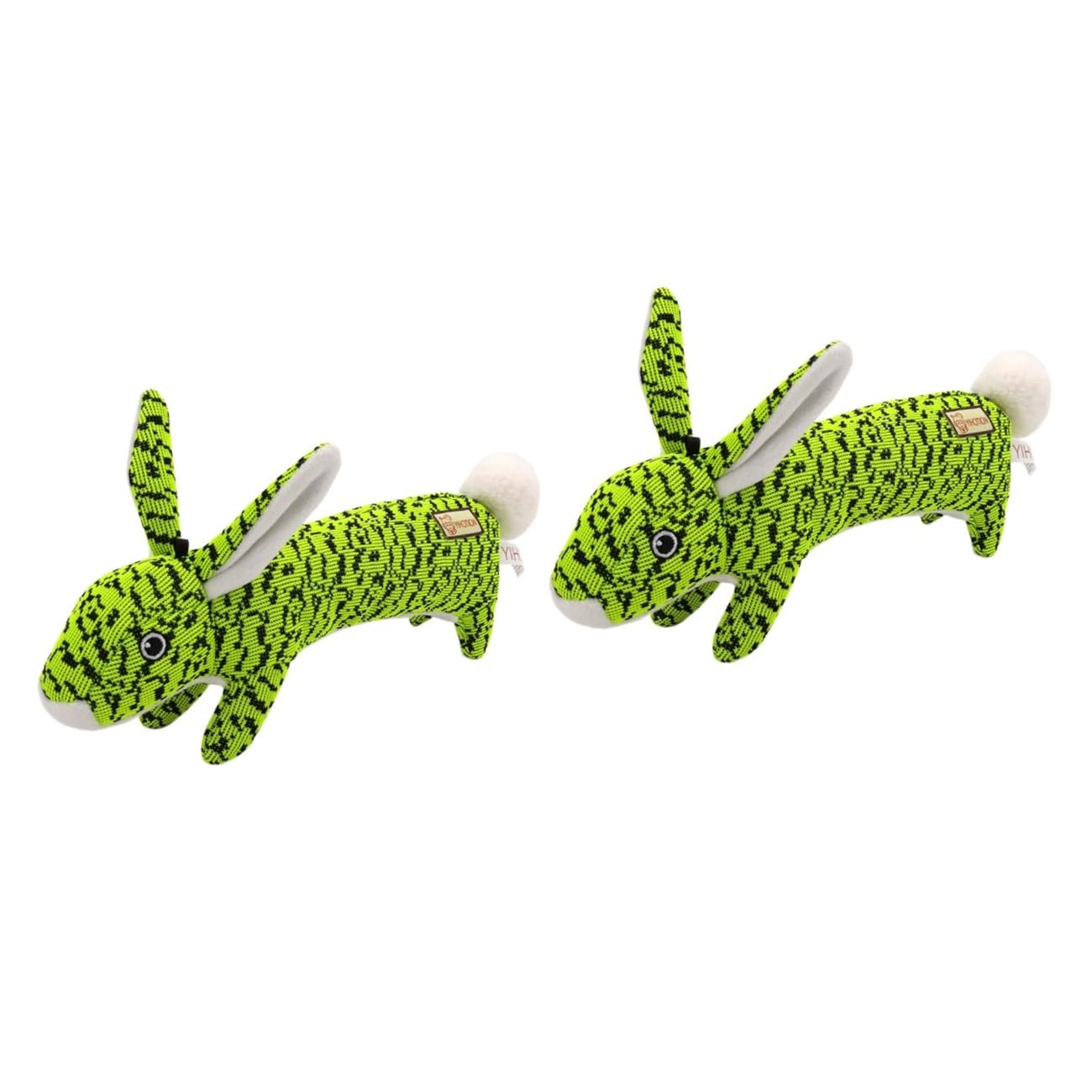 Toyvian Juguetes para Mascotas 2 Piezas Juguetes para Masticar Juguete Chirriante para Perros Tejido De Mosca Mascota Gafas De Fiesta