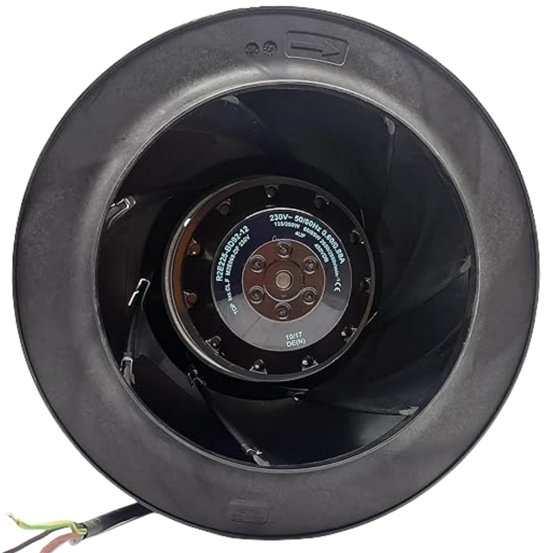 GJEXXPTST R2E225-BD92-12 230V 0.60/0.88A 135/200W 2650/2850RPM Cooli ng Fan 225mm