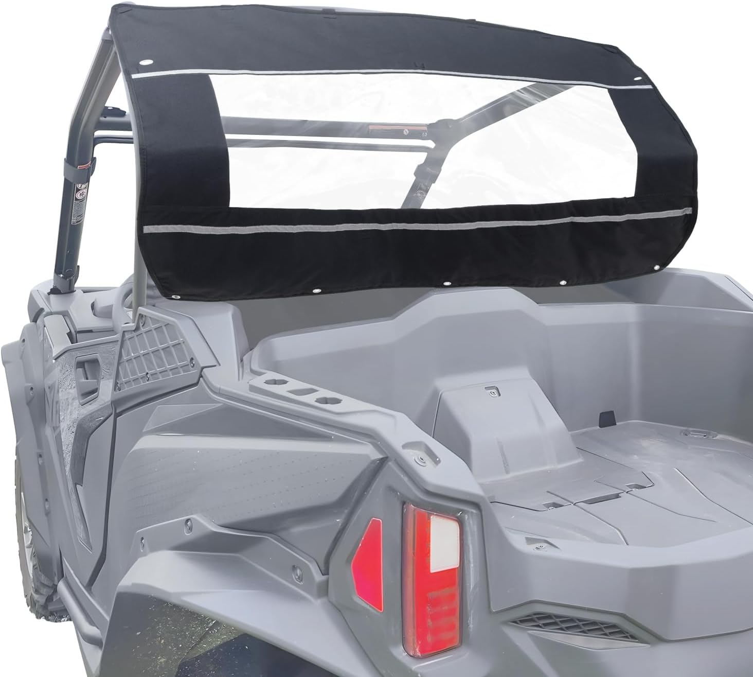 Rear Windshield Soft Screen Window Waterproof Compatible with CFMOTO ZForce 800 trail, 800ex, 500 trail (2021-2022) / ZForce 1000 (2018-2019)