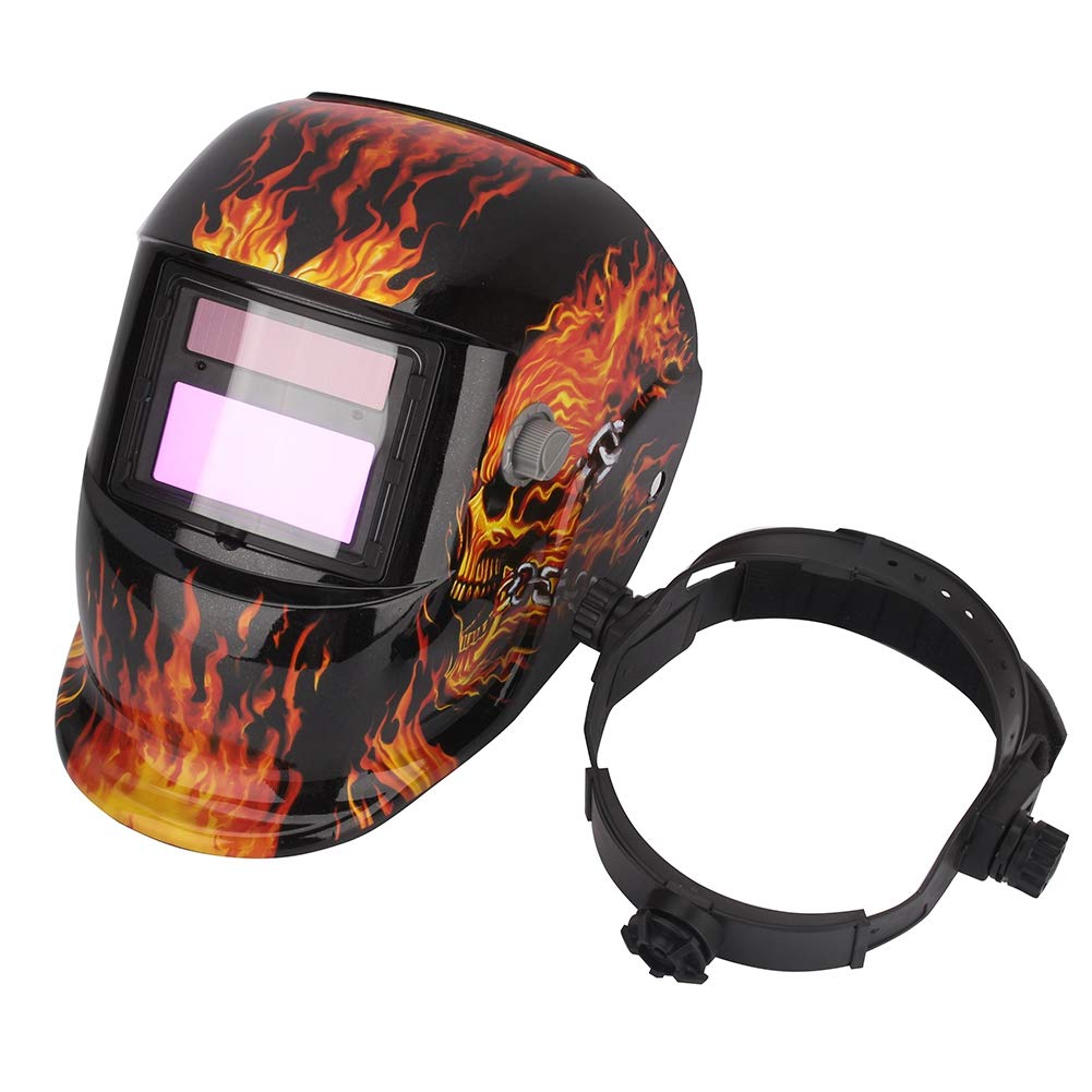 Masque de Soudage Solaire à Obscurcissement Automatique, Grand Champ de Vision, pour Applications MIG/MAG/TIG