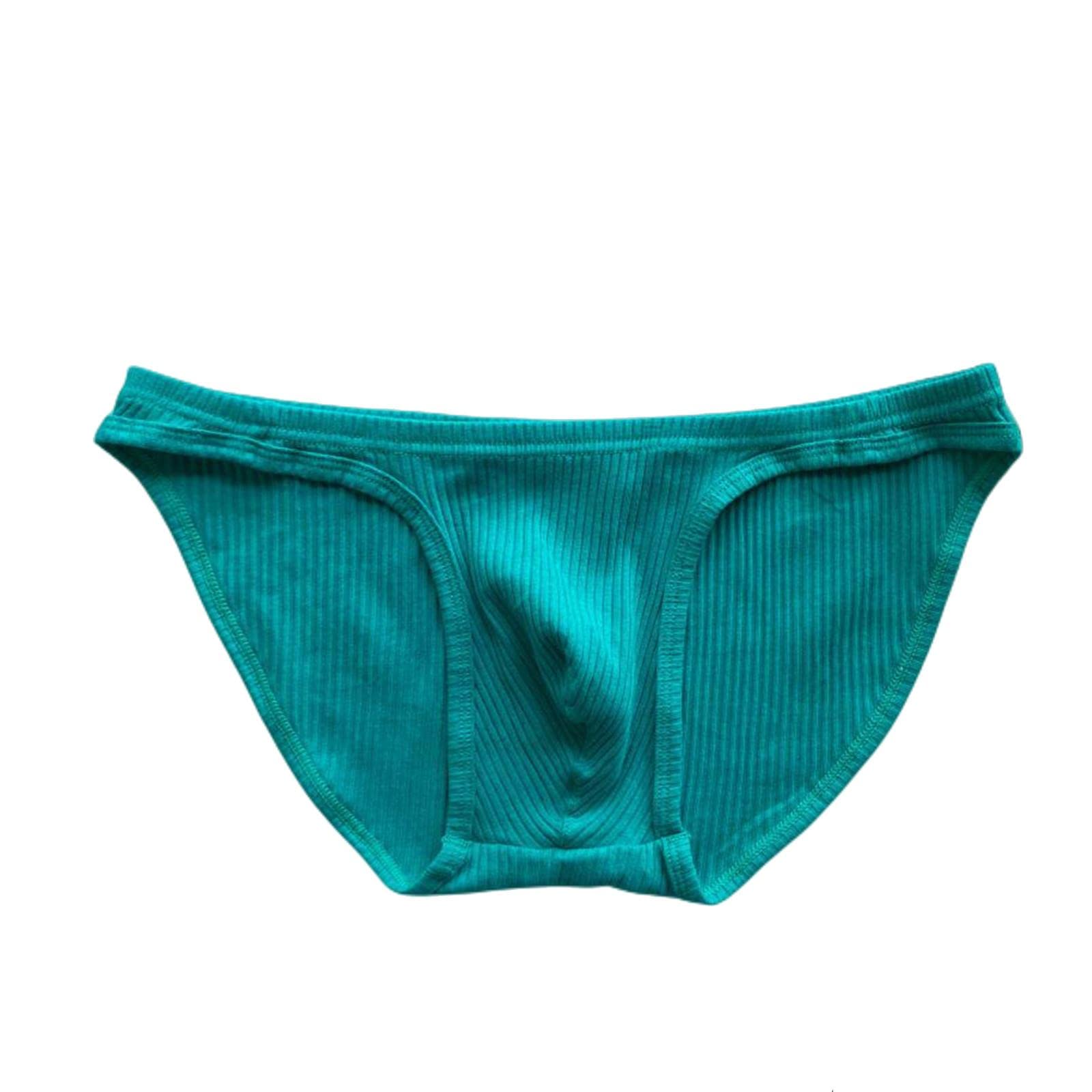 Boxer Uomo Uomini Slip A Strisce Uomini A Bassa Vita in Cotone Traspirante-4,M