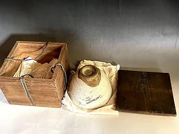 Amazon.co.jp: 茶碗幕末の陶工「加藤春袋作」富士山 瀬戸焼 白釉