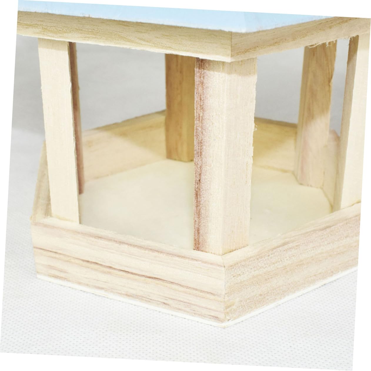 YARNOW 3pezzi Nido Sospeso Per Uccelli Legno Trasparente Design Bucchi Spazio Confortevole Per Canarini e Pappagalli Accessorio Naturale Per Gioco e Riposo