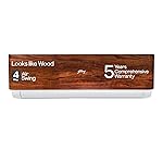 Godrej 1.5 Ton 3 Star, 5 Years Comprehensive Warranty, AI powered, 5-In-1 Convertible Cooling, 4 Way Air Swing, Wood Finish, Inverter Split AC (Copper, AC 1.5T SIC 18VTC3 WYB TK, Teak Wood)