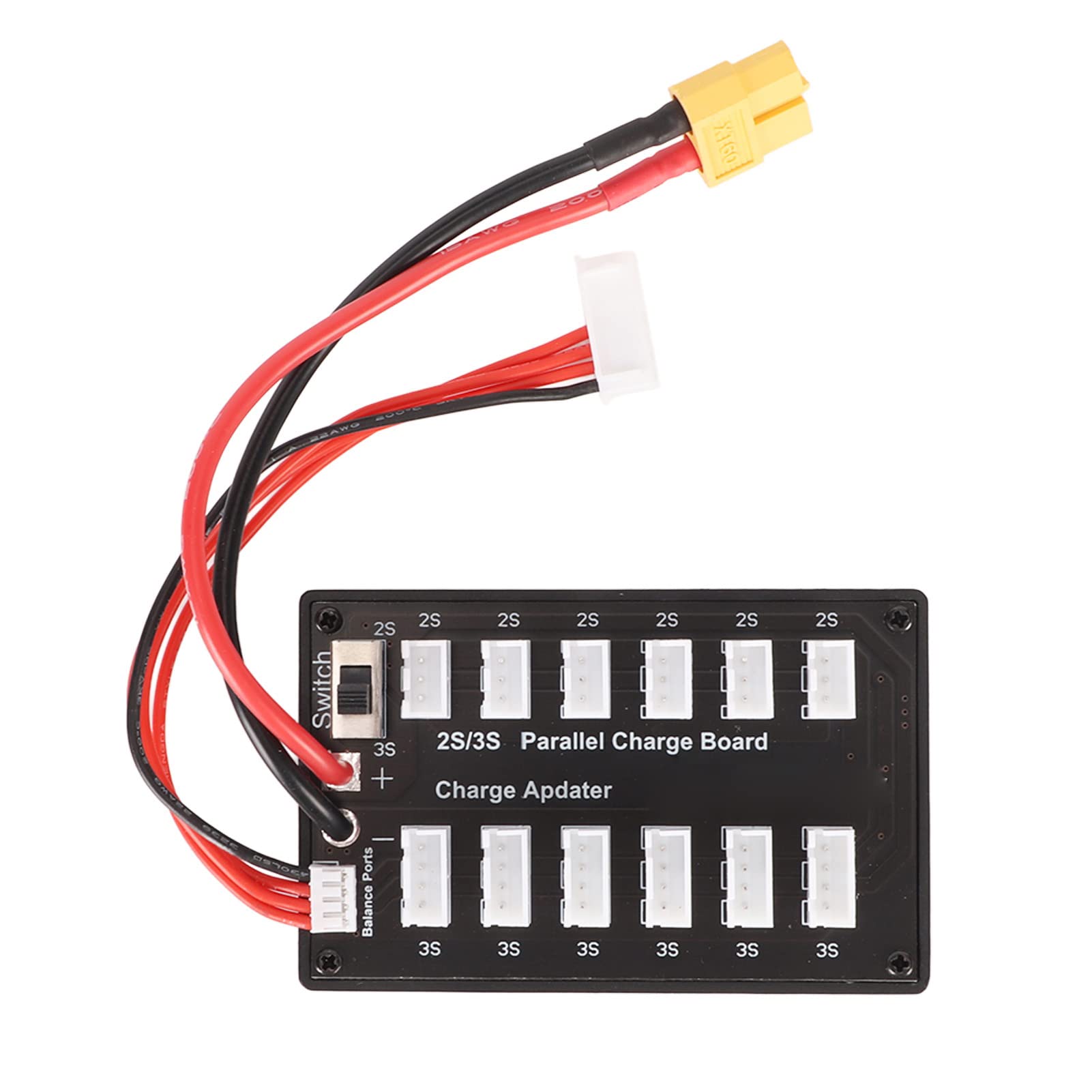 Cocoarm LiPo Caricamento Parallelo Board, 3Pin 4mm Banana Plug