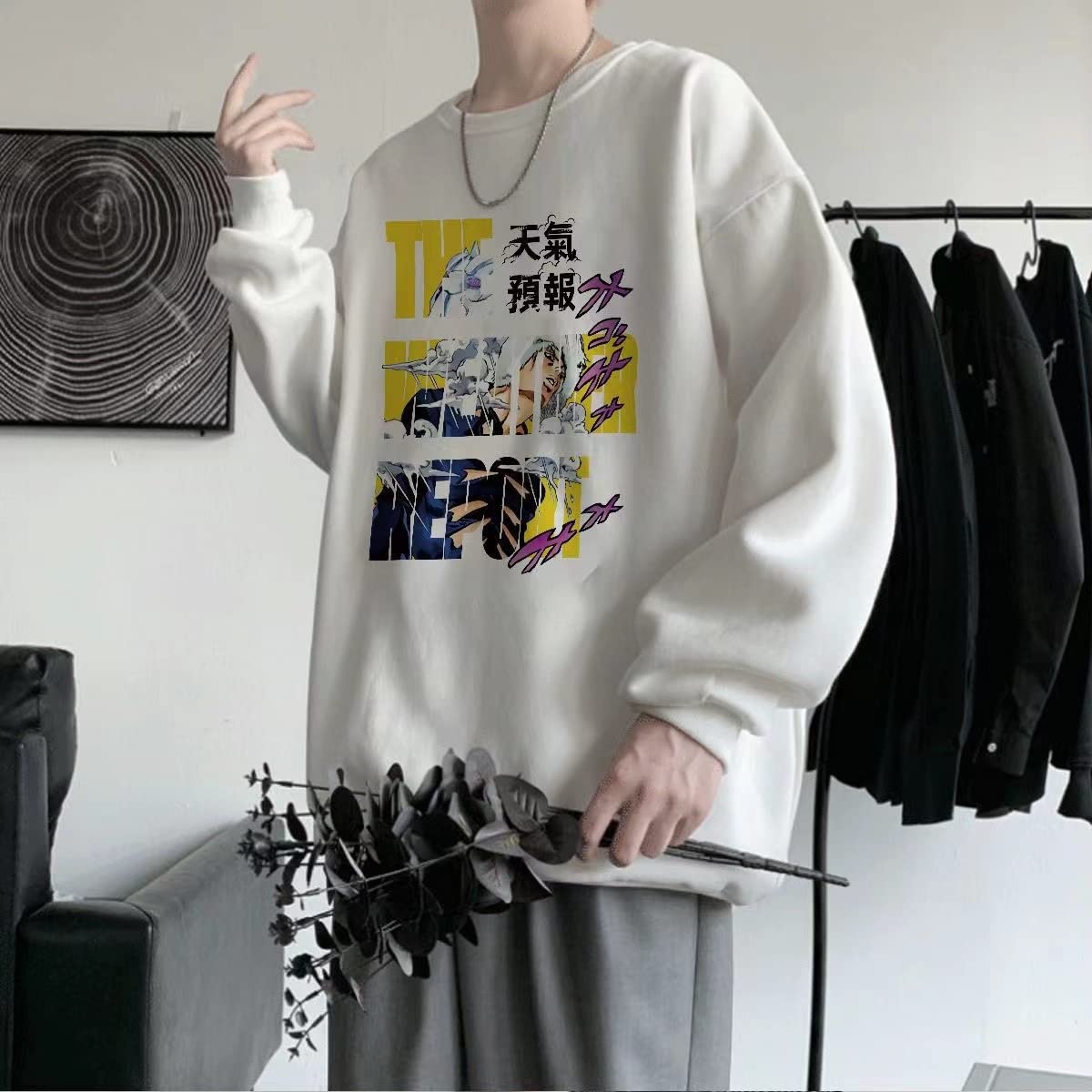 Amazon.co.jp: ジョジョの奇妙な冒険 パーカー プッチ Tシャツ 空条徐 