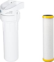 Vista 9 de GE Filtro básico de repuesto para sistema de agua potable de una sola etapa, se adapta al sistema de filtración debajo del fregadero GX1S01R