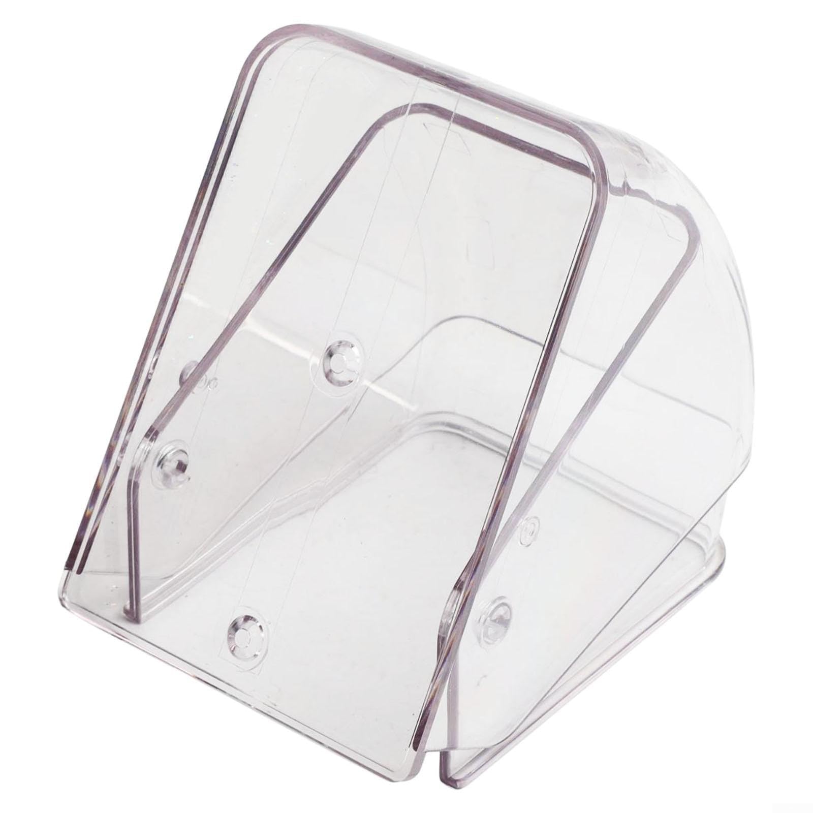 Caja impermeable transparente de la cubierta del timbre de la PC para la protección del timbre inalámbrico al aire libre (1pcs)