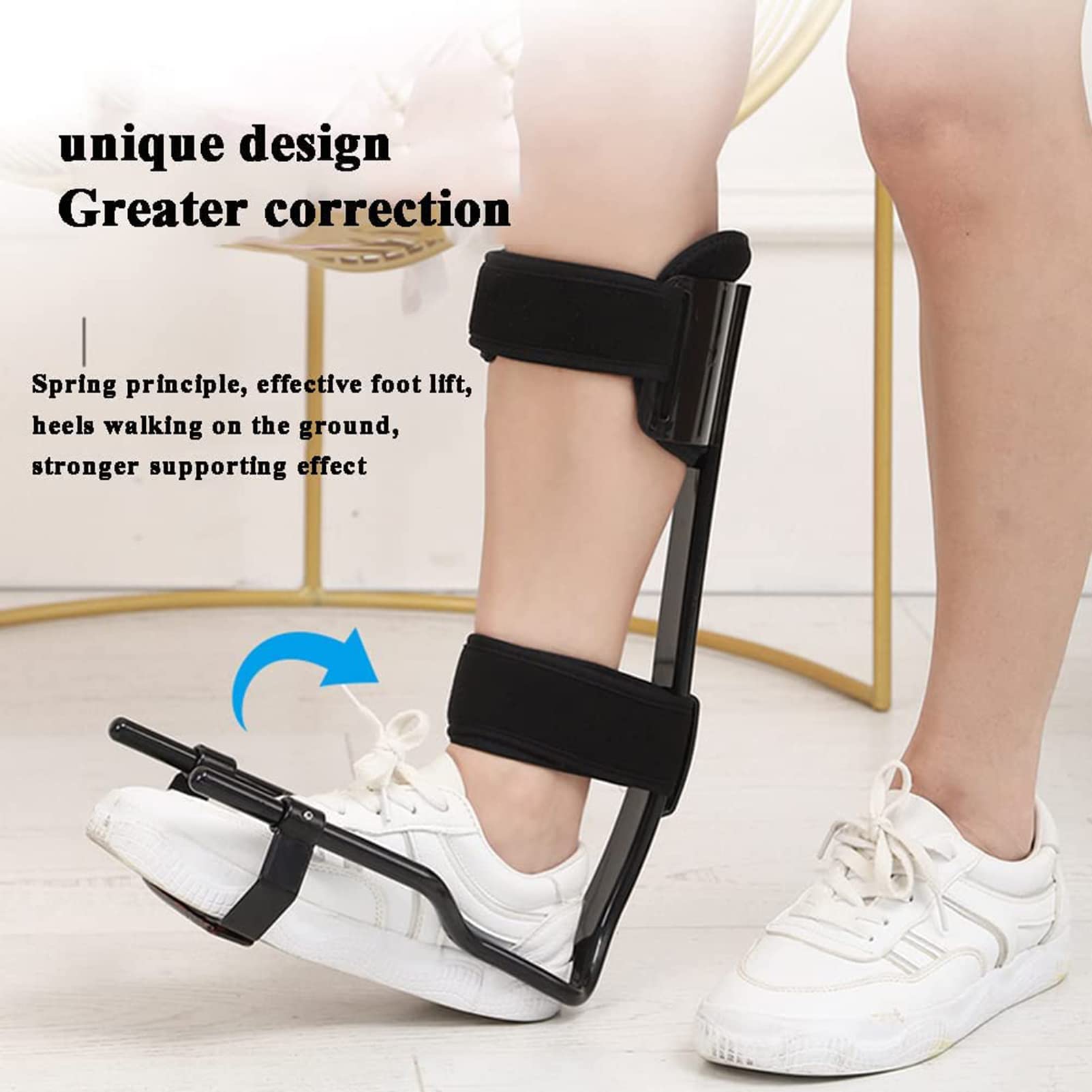 Tobillera ortopédica para pies – Soporte para tendinitis de Aquiles, accidente cerebrovascular hemiplejia, alivio del dolor, zapatilla para caminar para protección y aliviar los síntomas