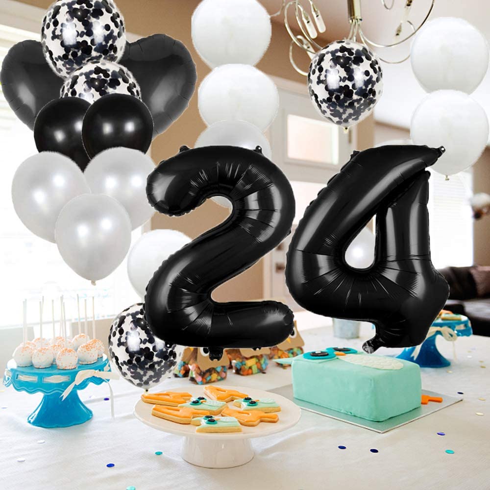 40pcs Décoratifs Durables Beaux Ballons En Latex Ronds Créatifs Pour Mariage D'anniversaire