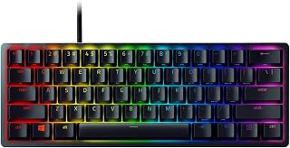 Razer Huntsman Mini 60% Gaming Keyboard: Linear Optical Switches, Snap Tap, Chroma RGB, PBT Keycaps - Black