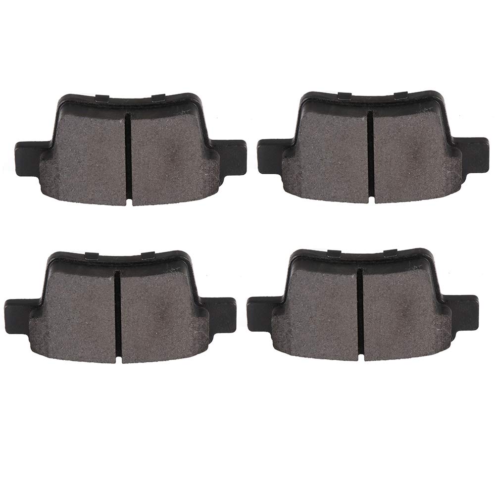 cciyu D1071 Rear Ceramic Brake Pads Kits 4pcs fit For Ford Five Hundred,Freestyle,Taurus,Taurus X,05-08 Jaguar X-Type,05-07 For Mercury Montego,08-09 For Mercury Sable,04 For Pontiac GTO