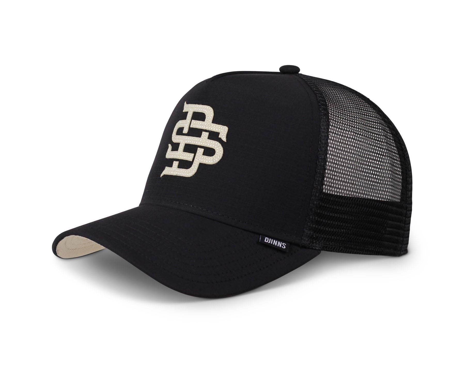 Djinns Future Ripstop Black Adjustable HFT Trucker Cap