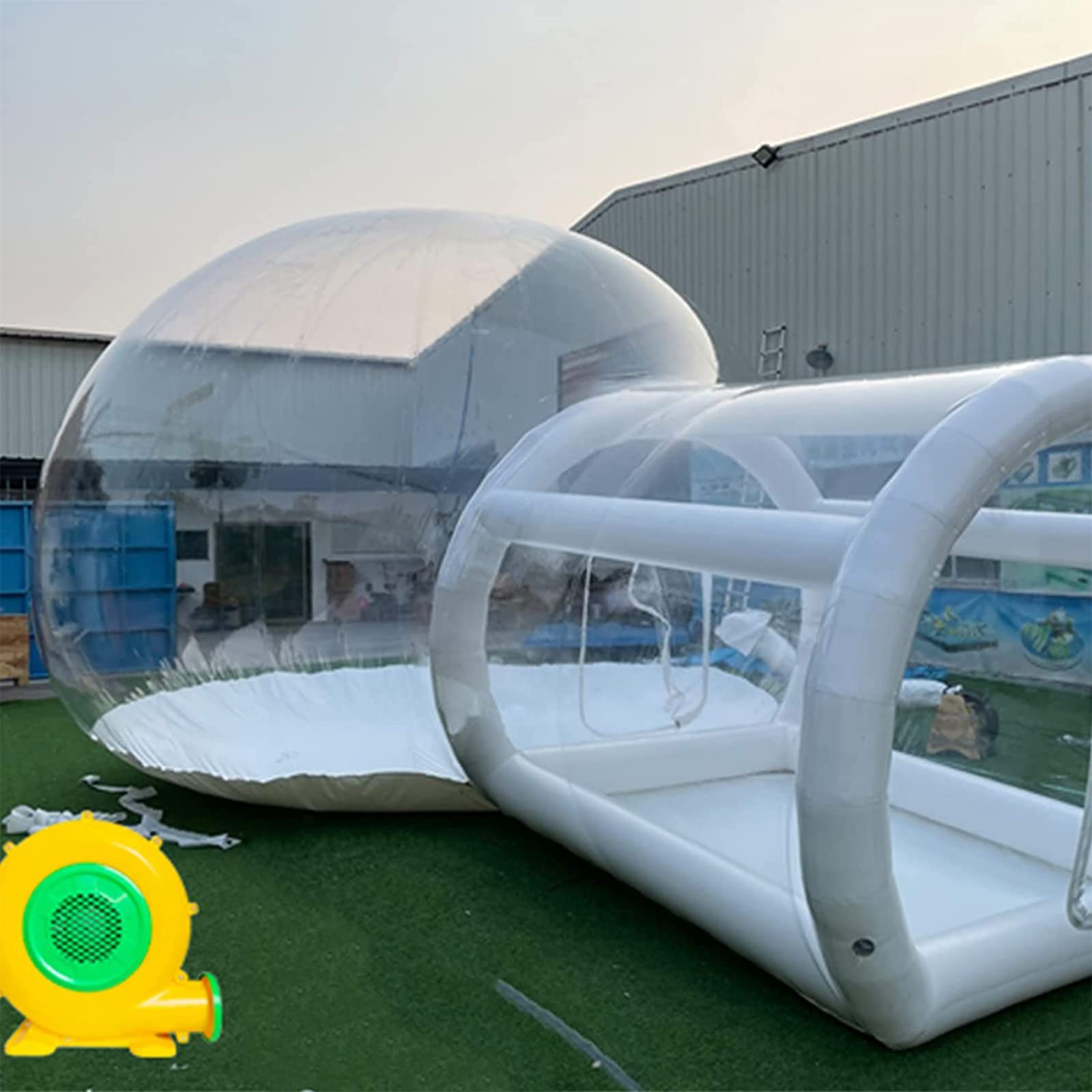 Amazon.co.jp: 透明なインフレータブルバブルハウス - キャンプ、結婚