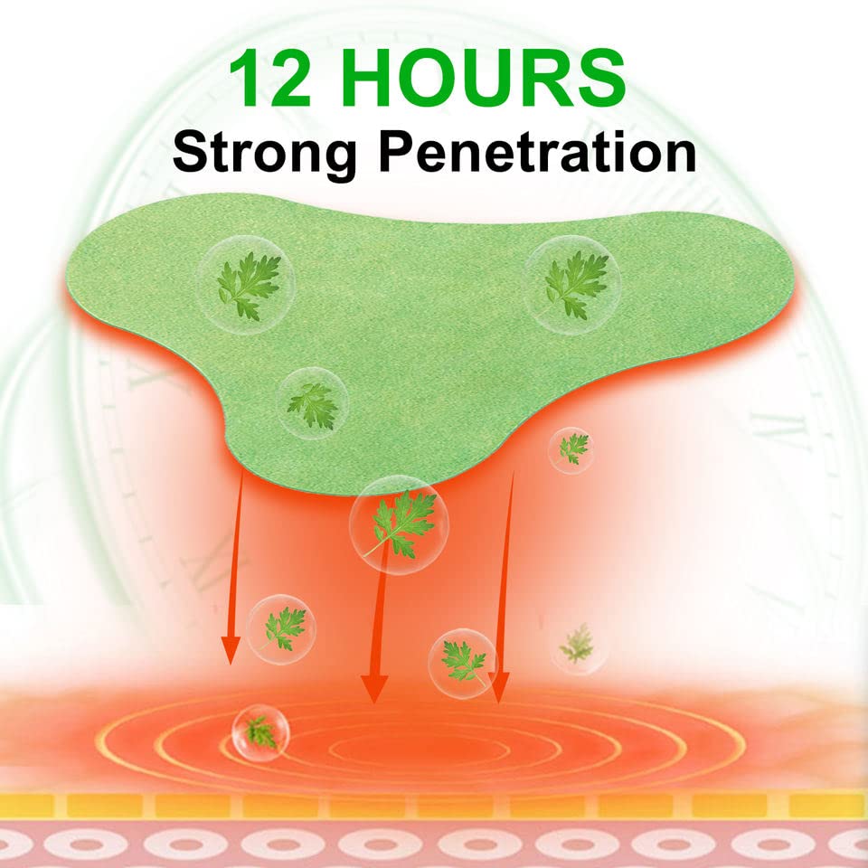 Clean Living 12 pcs Neck Pain Relief Patch plaster Self Heating Cervical Sticker Body Care (pack of 12) 5 618euQ0kDeL