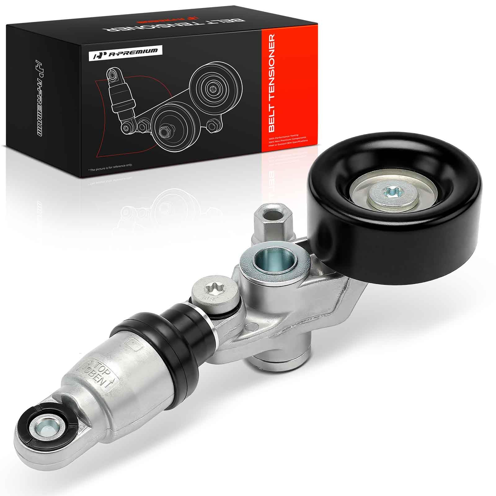 A-Premium Belt Tensioner Assembly with Pulley Compatible with Honda, Acura