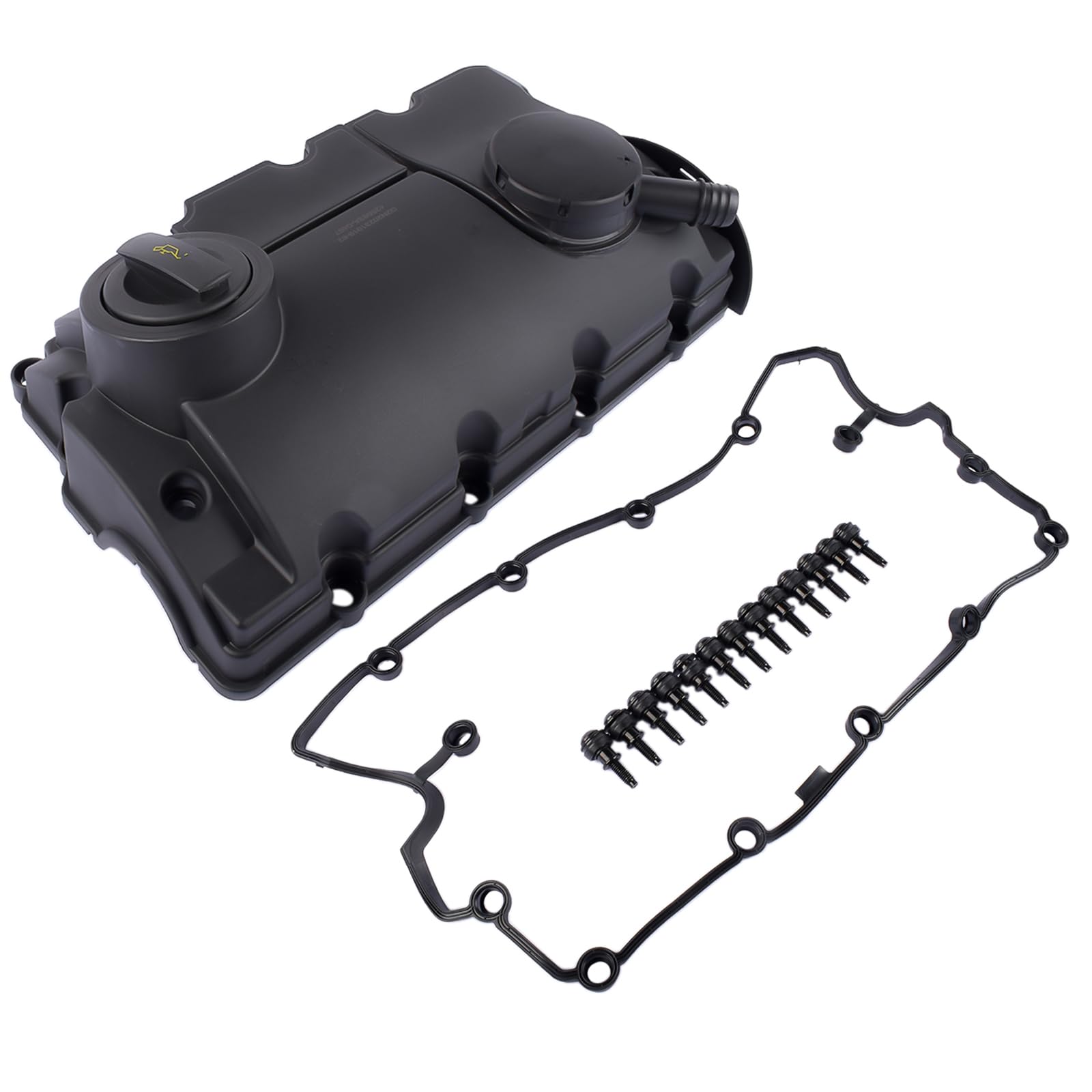Tapa de Culata, Junta de Tapa de Válvula, Tapa de Aceite Compatible con T5 Trans-porter Sha-ran Alham-bra 1.9 2.0 03G103469H