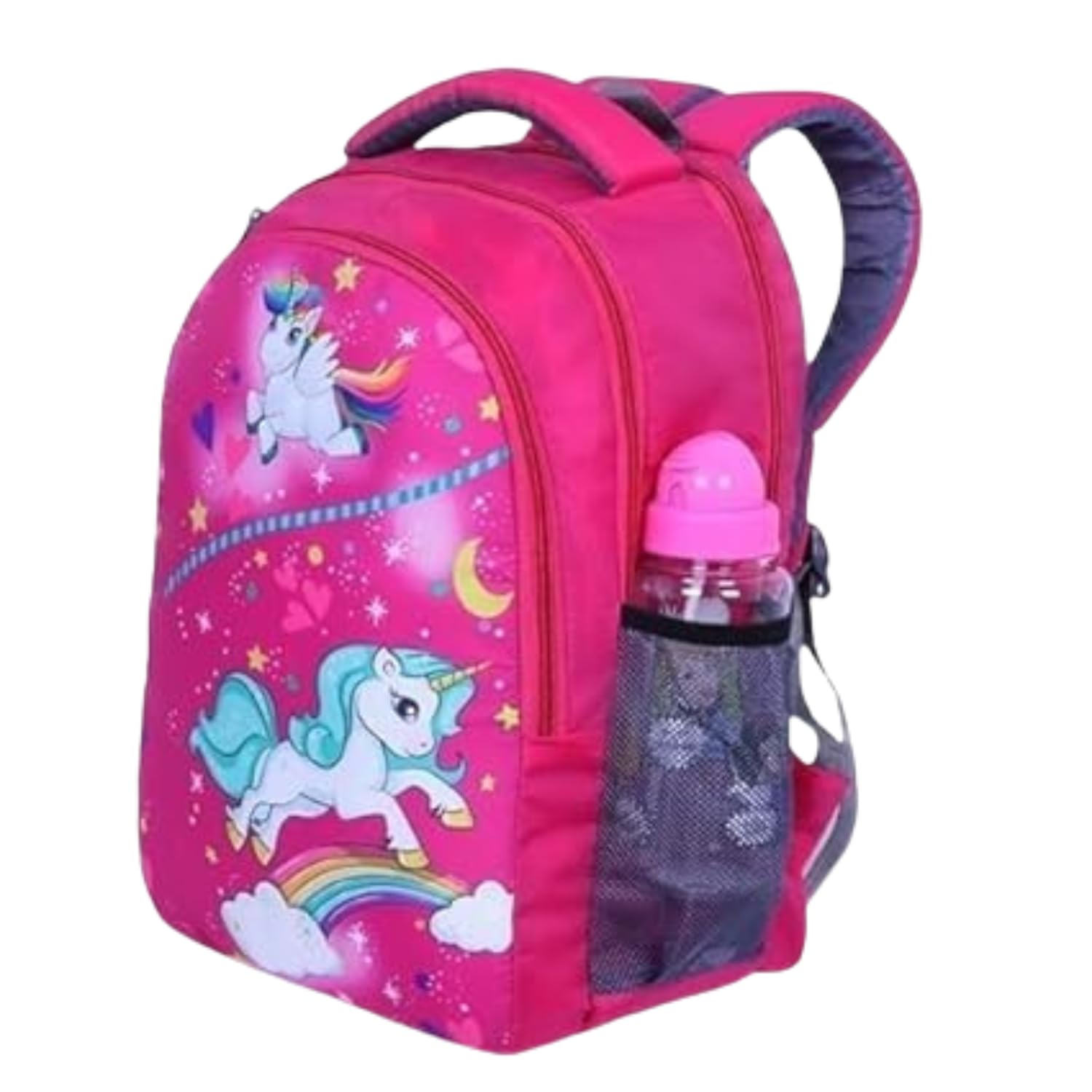 Stylish & Durable Casual Backpack – Pink Unicorn School Bag for Boys & Girls, Lightweight & Water-Resistant Daypack with Multiple Compartments for Kids-image-20