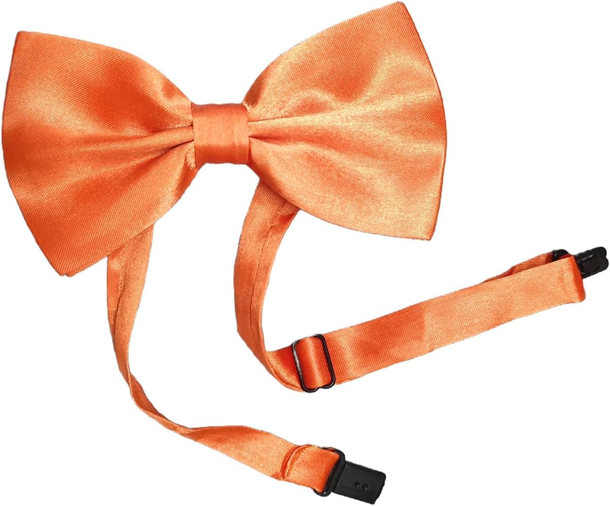 4-Piece Halloween Dress Up Kit, Includes Orange Suspenders, Blue Orange Hat, Bow Tie, Fun Glasses, Themed Party Costume Accessories