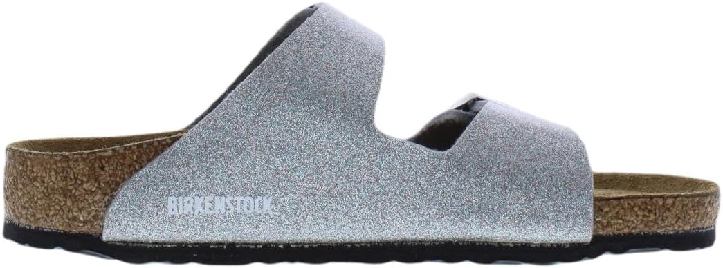 Birkenstock Arizona Kids Sandals White Birko-Flor Suede EVA Sole Made in Germany