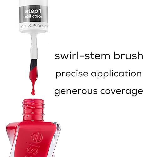 Miniatura 5 de Essie Gel Couture - Esmalte de uñas de larga duración, vegano sin 8, morado vibrante, Paisley The Way, 0.46 onzas líquidas
