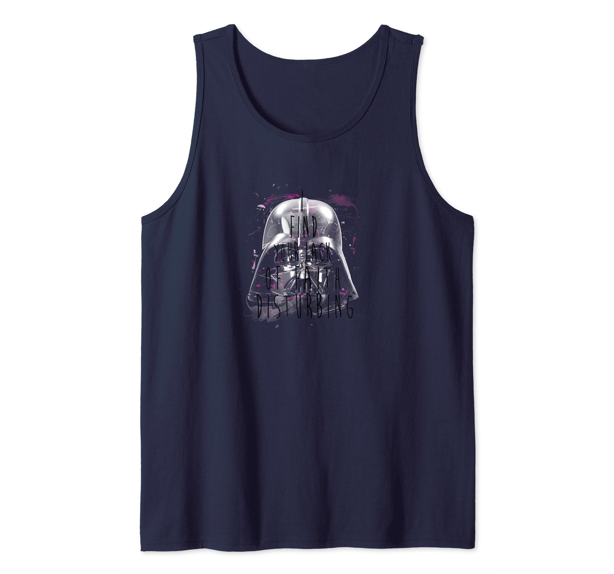 Star Wars Darth Vader Lack Faith Disturbing C1 Tank Top, Blue