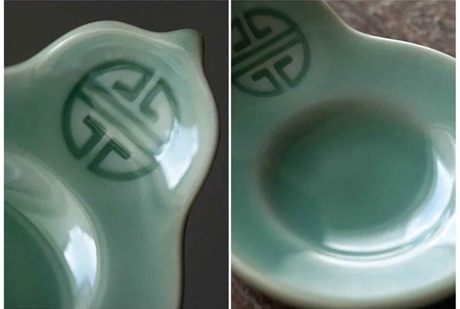Posavasos Cerámica 2 unid/Set Posavasos Yue Kiln Celadon
