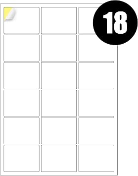 A4 Labels 18 Per Sheet, 20 Sheets 360 Sticky Label, Address Labels, Printer Labels, iSOUL Self Adhesive Printable A4 Sticker Paper for Printing, Laser Labels Stickers [Quickdry]
