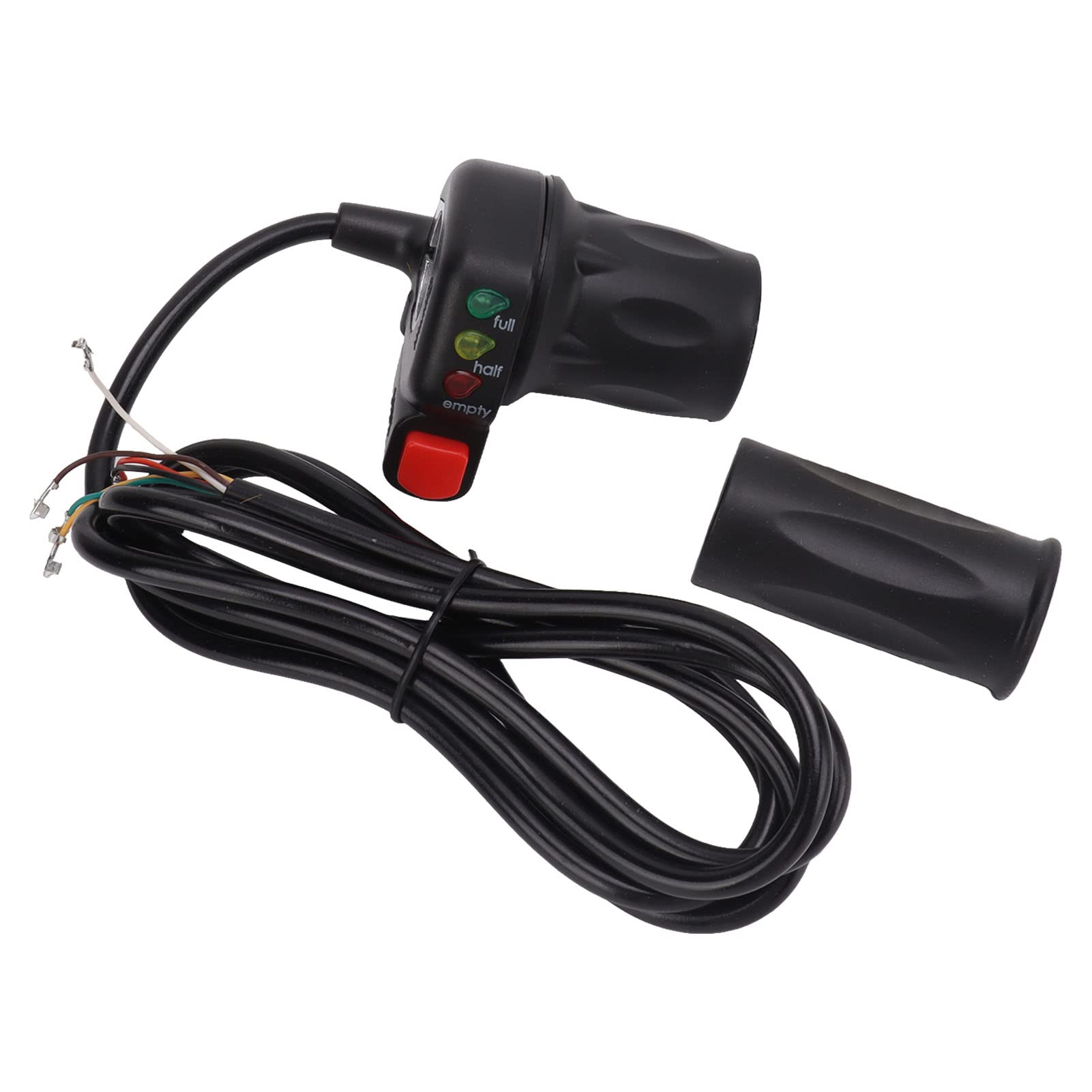 Acelerador de Bicicleta Eléctrica, Control de Velocidad Estable y Receptivo, Empuñadura Universal de 22 mm, 48V, ABS, Scooters y Bicicletas Eléctricas