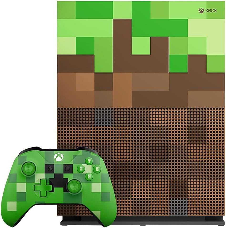 Xbox One S 1TB Limited Edition Console - Minecraft Bundle [Discontinued]