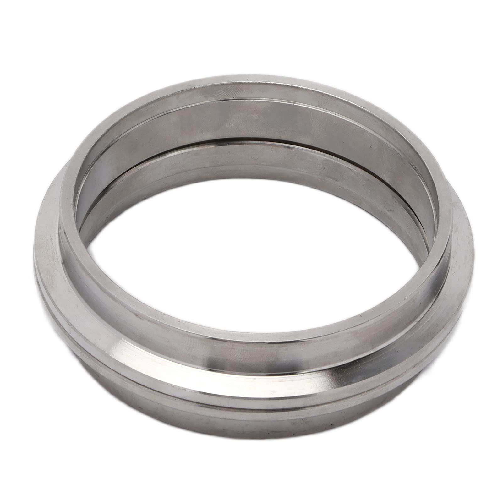 Ejoyous Adapter Kołnierzowy Turbo Żelazny Adapter Kołnierzowy ze Stopu Aluminium V 3 Cale dla GT25 GT28 T25 T28 Turbo Bezpośredni montaż śrubowy lub Spawany dla Użytkowników Modernizacji Rury