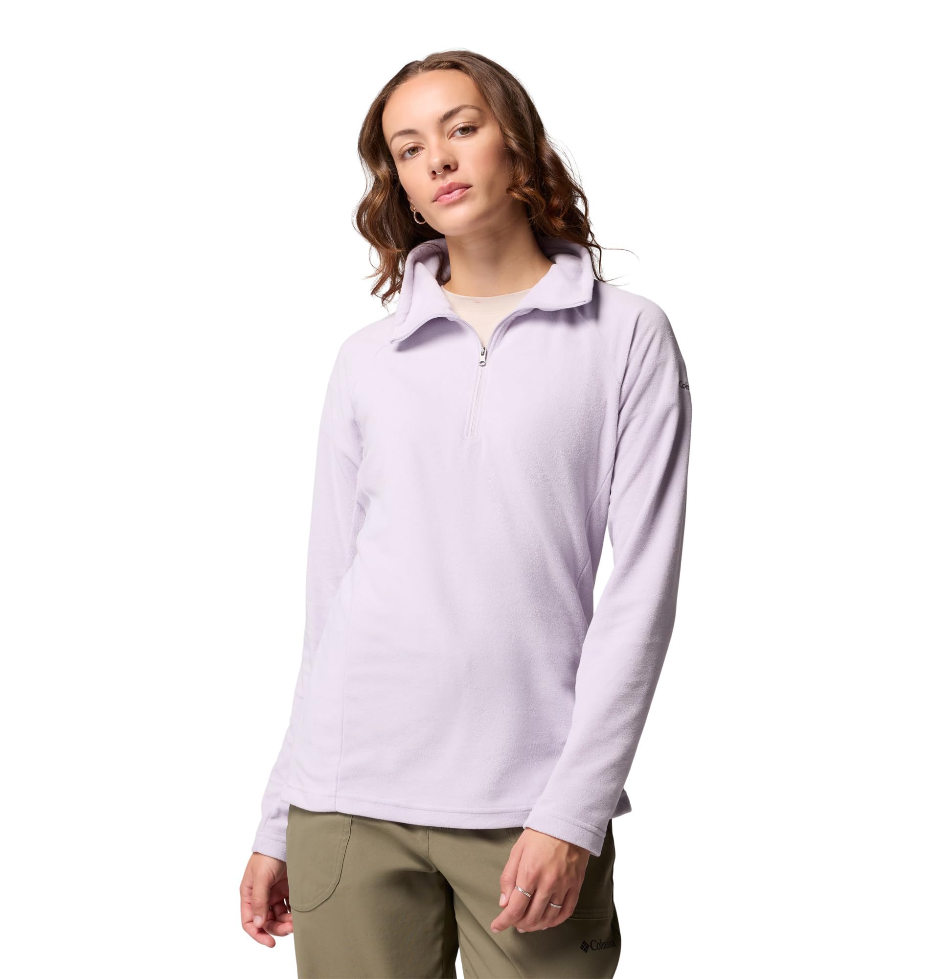 Columbia Glacial IV 1/2 Zip, Pile Sportivo, Leggero, Comfort Elasticizzato, vestibilità Flessibile, Ultraleggero, Calore Accogliente - da Donna