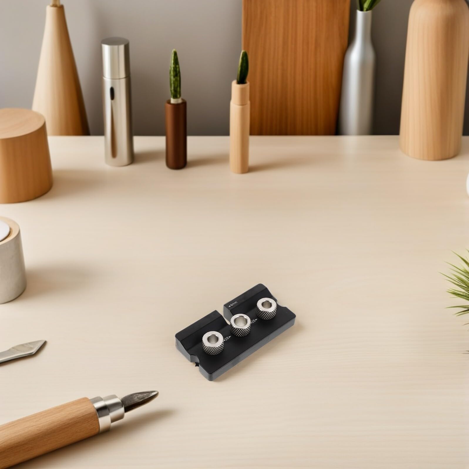 Vaguelly Drewniany Pozycjoner Do Wiercenia Otworków Regulowany Przyrząd Do Kołków Z Wyjmowanymi Przewodnikami Wiertła Naprawy Mebli I Stolarki