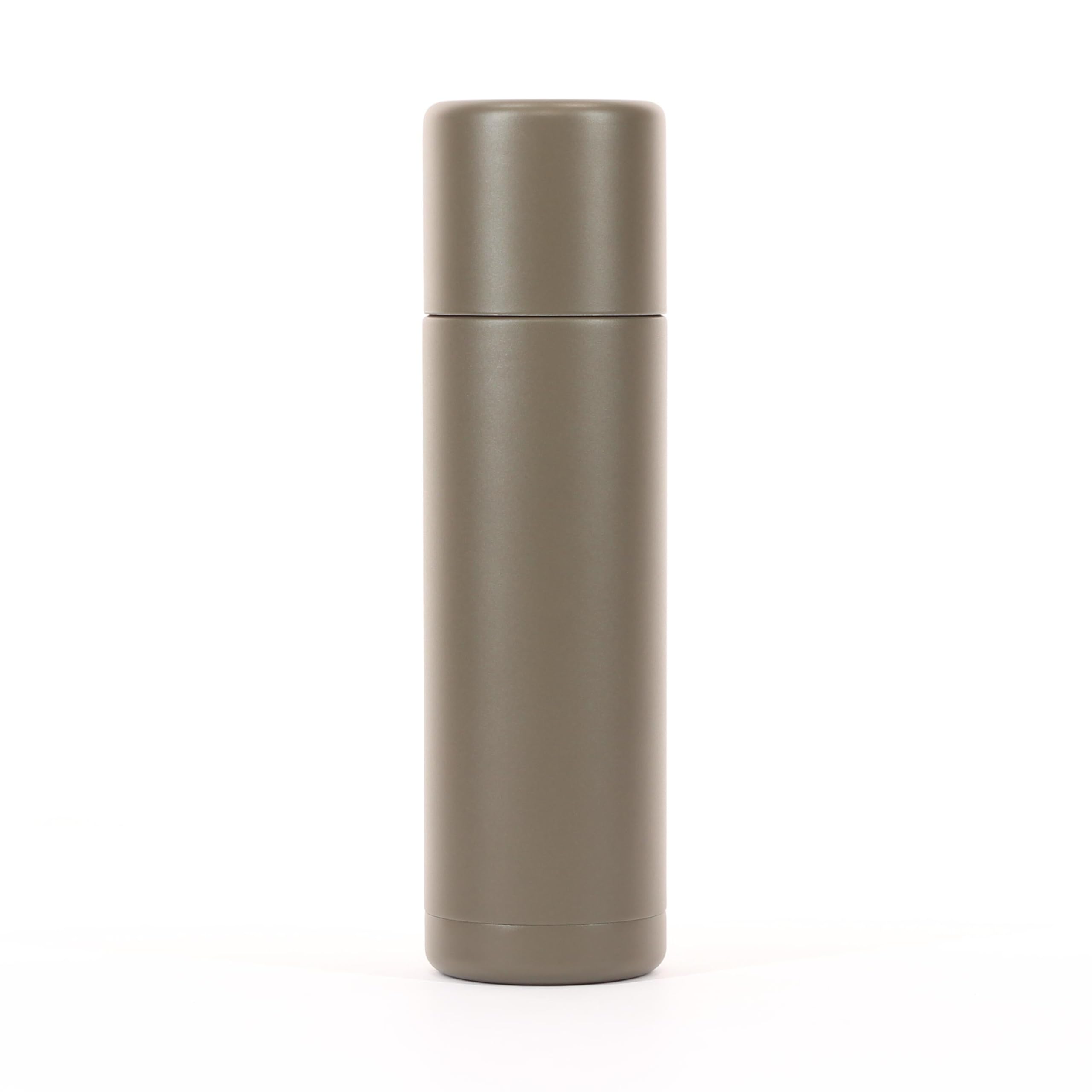 Zentauron Isolierflasche Bundeswehr 1L Edelstahl Thermoskanne in BW-oliv I Deckel als Becher I Ersatz Silikon Dichtung I Ausrüstung für Dienst Camping Outdoor Wandern