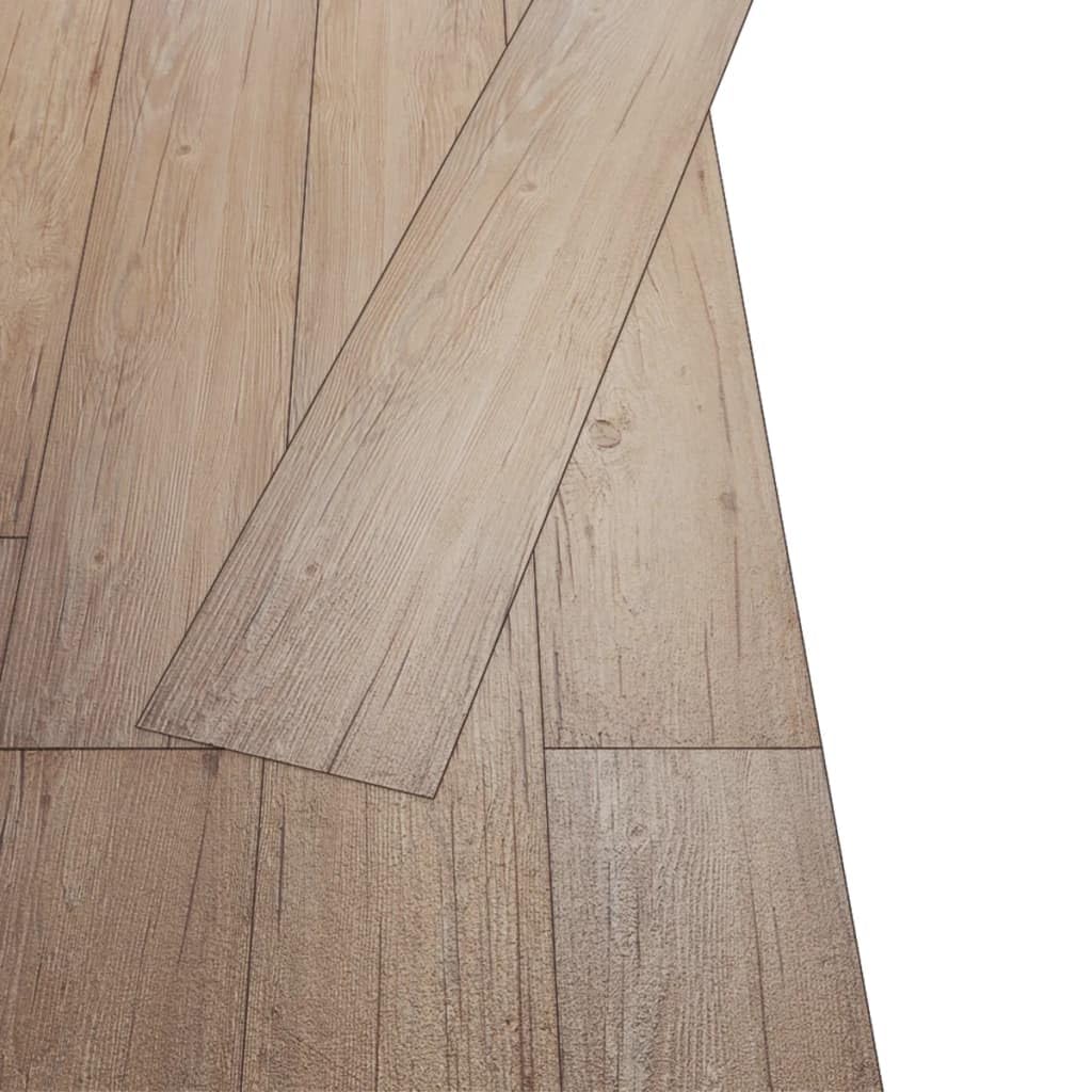 vidaXL Listoni Pavimenti Autoadesivi in PVC 2,51 m² 2mm Rovere Marrone