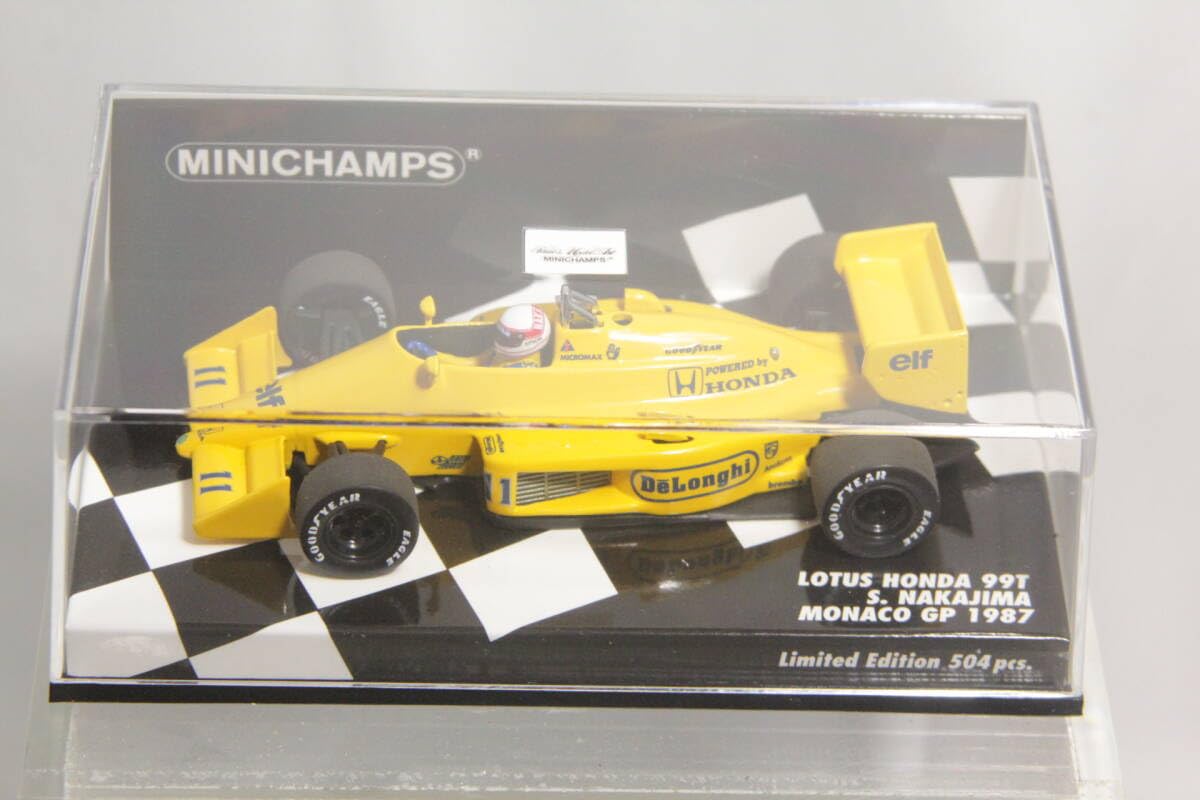 ③PMA1/43 ロータス ホンダ 99T 中嶋悟 モナコGP 1987 キャメル
