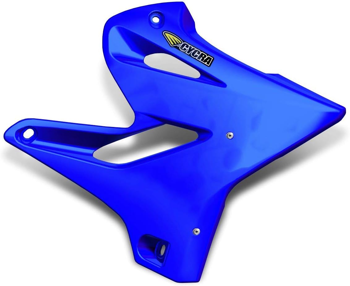 Cycra Powerflow Radiator Shrouds (Shrouds Only) (Blue) Compatible with 06-19 Yamaha YZ250