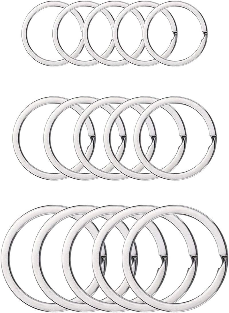 Key Rings Round Metal Split Ring for Home Car Keys