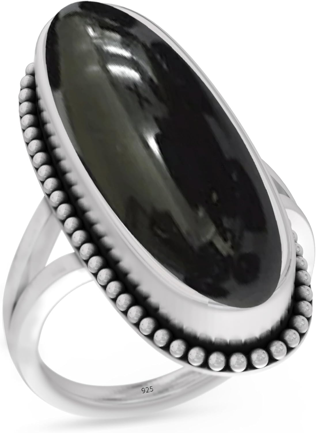 925 Sterling Silver Ring For Womens Gemstone Ring Sterling Silver Dainty Ring Bezel Set Gemstone Ring