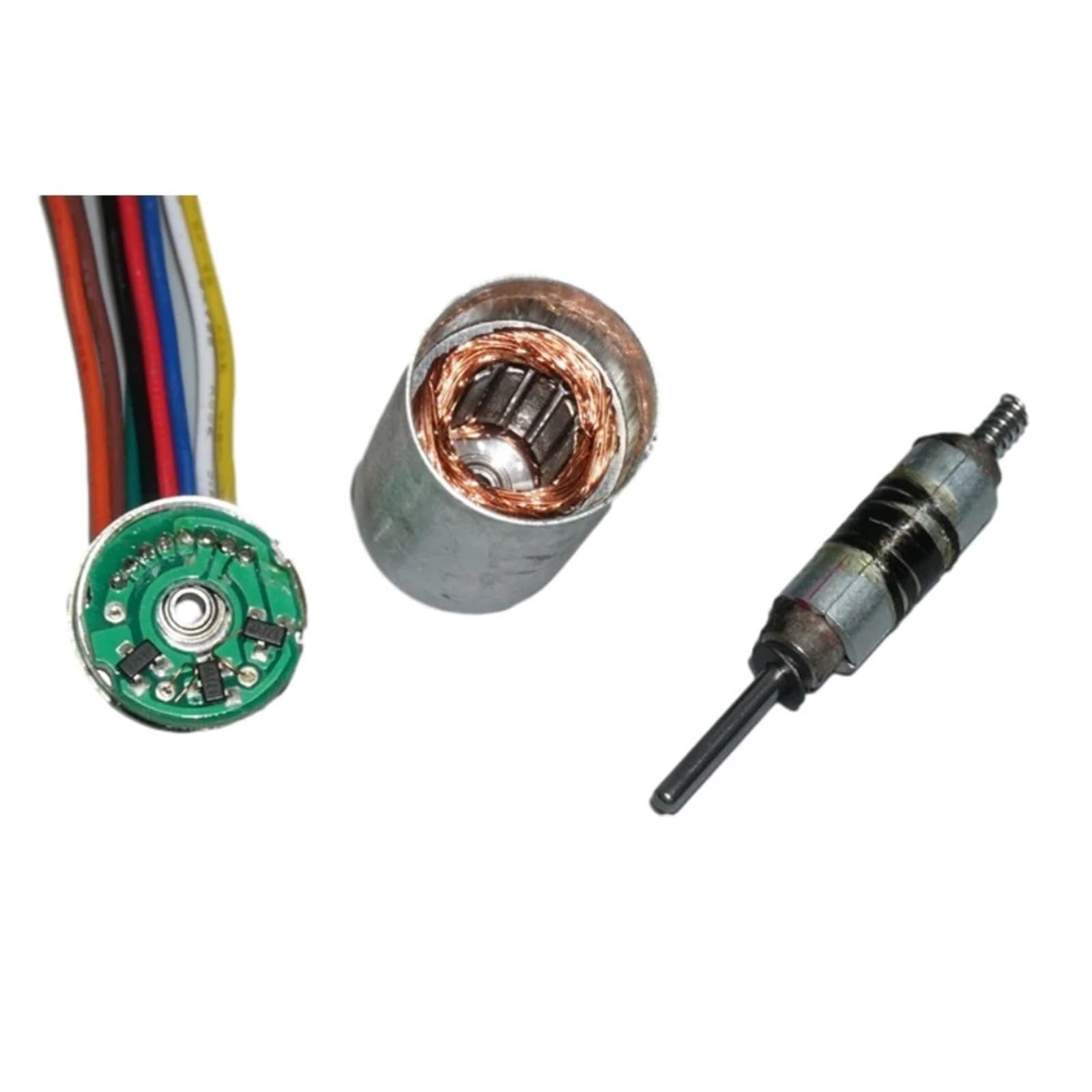 Motor sin escobillas de Rotor interno de precisión de 16mm, rodamiento de bolas doble, Motor magnético fuerte de neodimio en miniatura 1632 Hall
