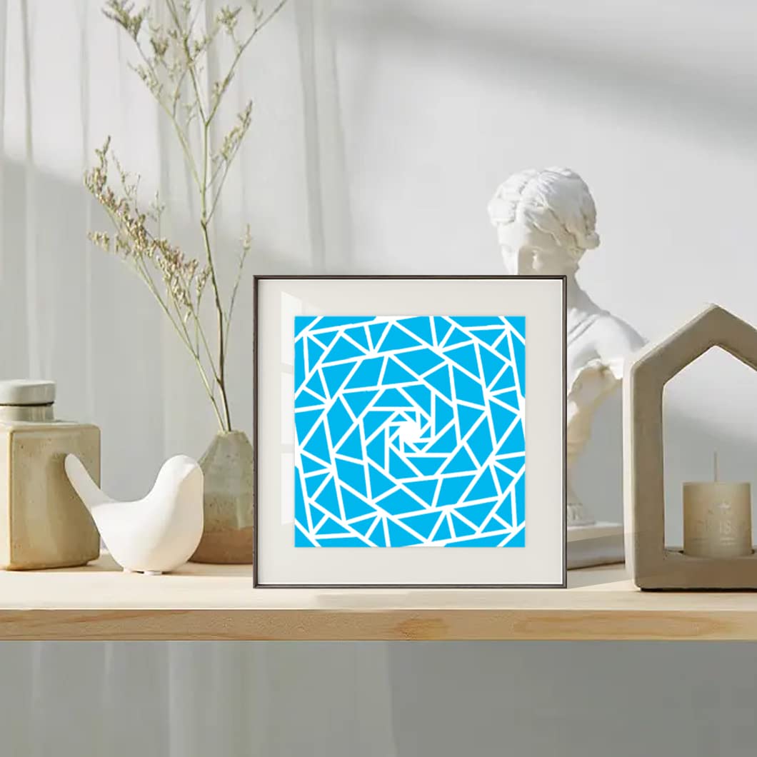 Rolin Roly Geometryczne szablony do malowania, w paski, wzór geometryczny, wielokrotnego użytku, do podłóg, ścian, tkanin, mebli, dekoracja, sztuka, 25 szt., 25 szt