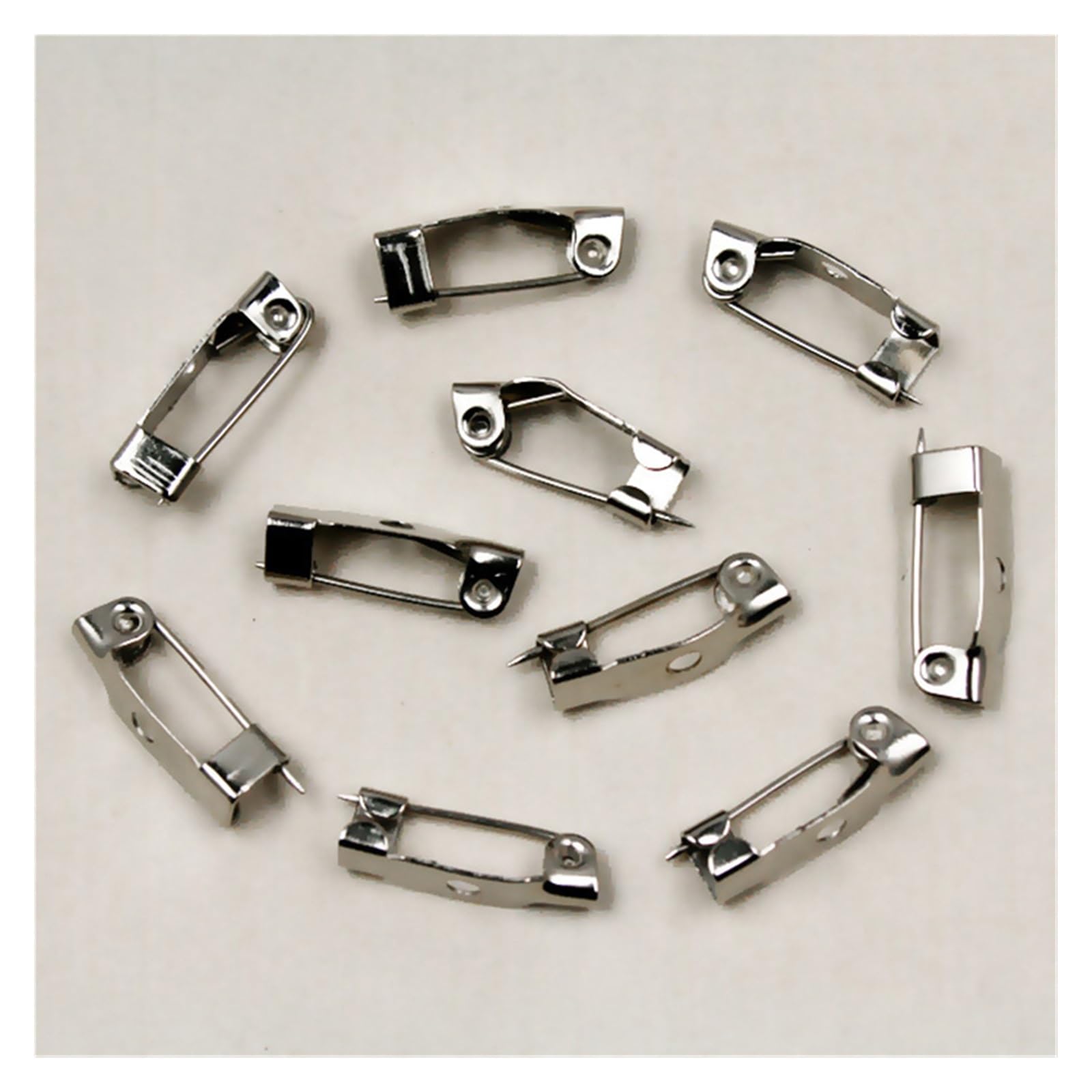 Zapięcia do broszek, Brooch Catch Bar Lock Clasps Hooks Accessories for DIY Jewelry Making Connector 15mm 30mm 38mm 15pcs 10pcs(15 MM 15pcs)
