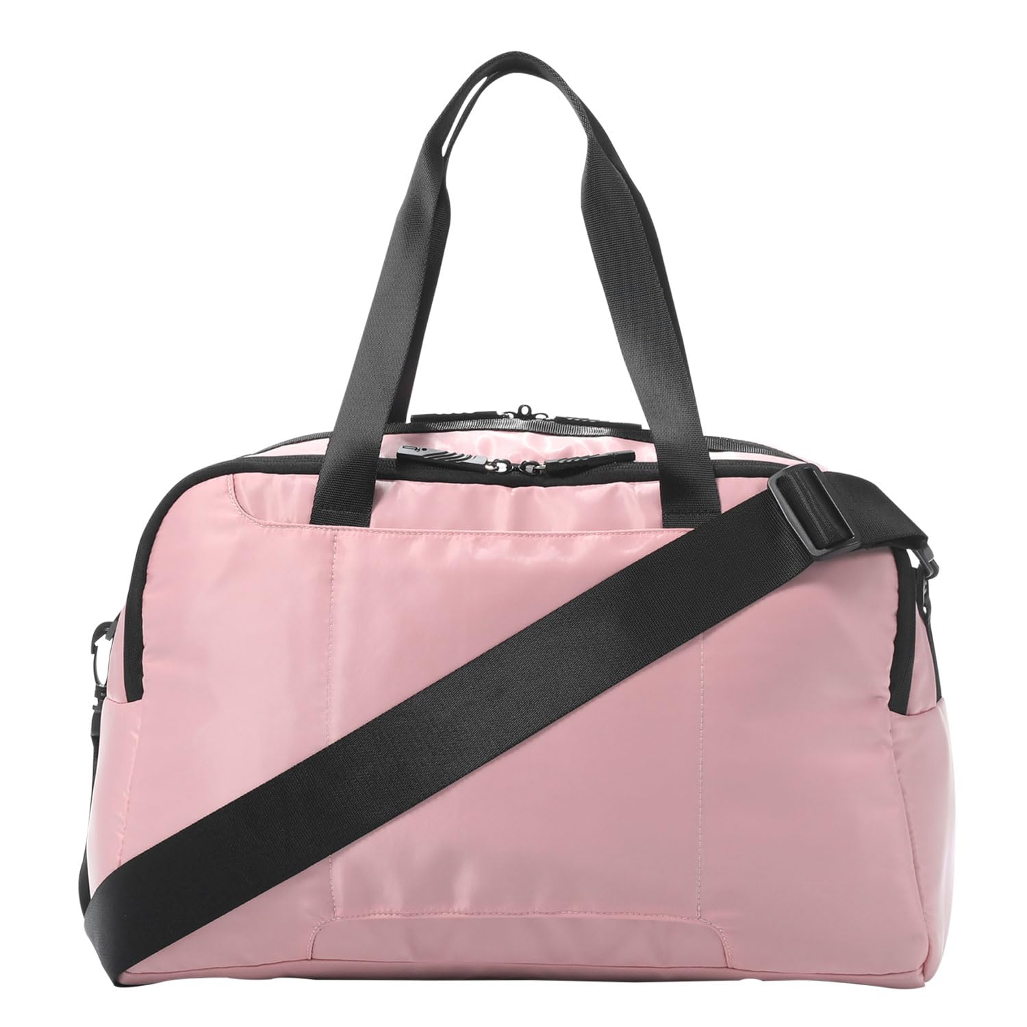 TOTTO - Bolsa de Viaje, Modelo Weekender L, Bolsa Gimnasio, Capacidad 27L, 3 Compartimentos, Bolsillo para PC, Argolla para Candado en Cremallera, Asa para Hombro, Correa para Maleta, Color Peachskin