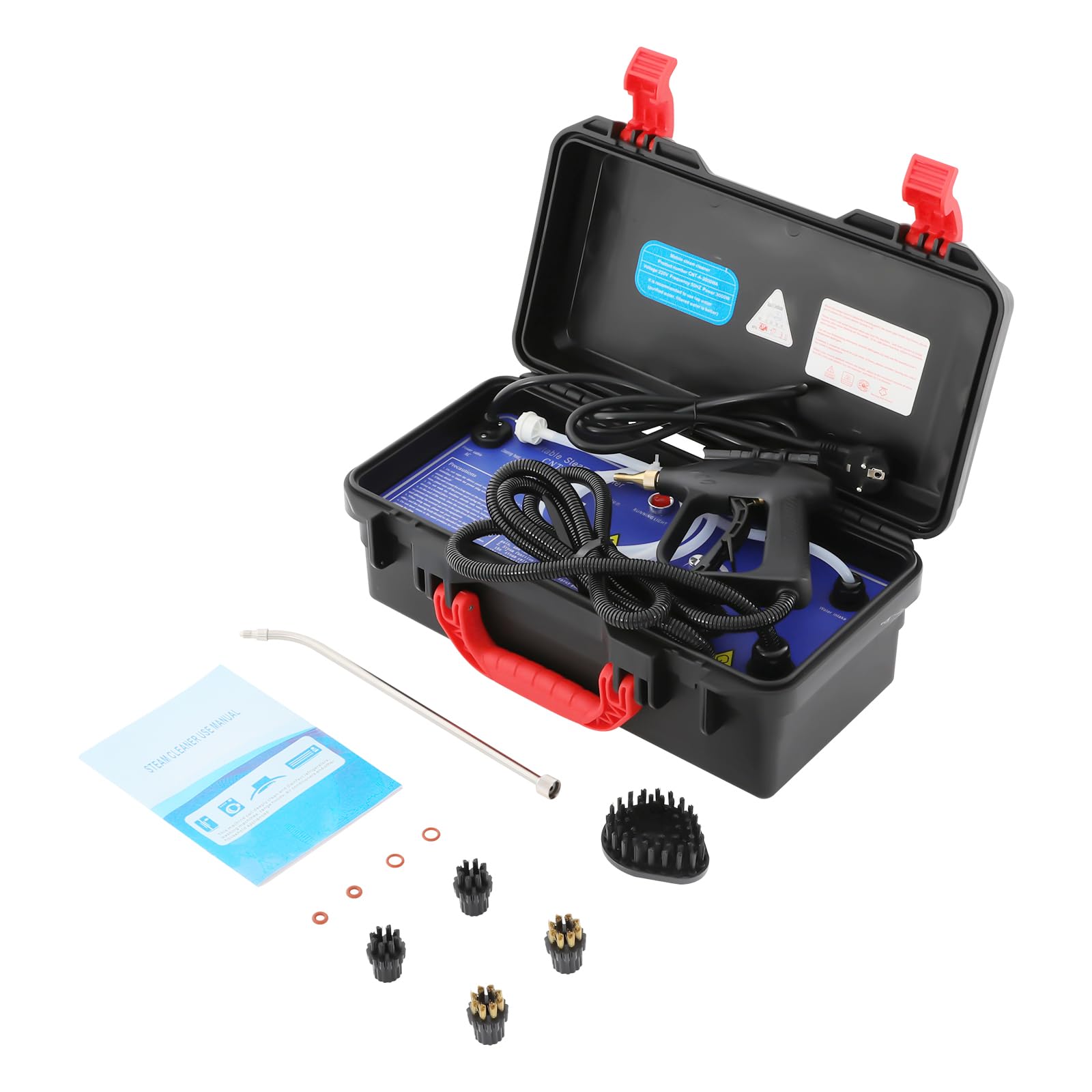 Hochtemperatur Reinigungsmaschine Auto Dampfreiniger Steam Cleaner Tragbar Kfz Haushalt Hochdruck GeräT Handdampfreiniger Haushaltsreiniger Tragbarer Reiniger für Reinigen von Möbeln Autopflege usw